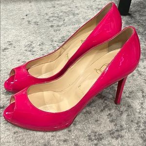 Christian Louboutin Very Prive Hot Pink Patent